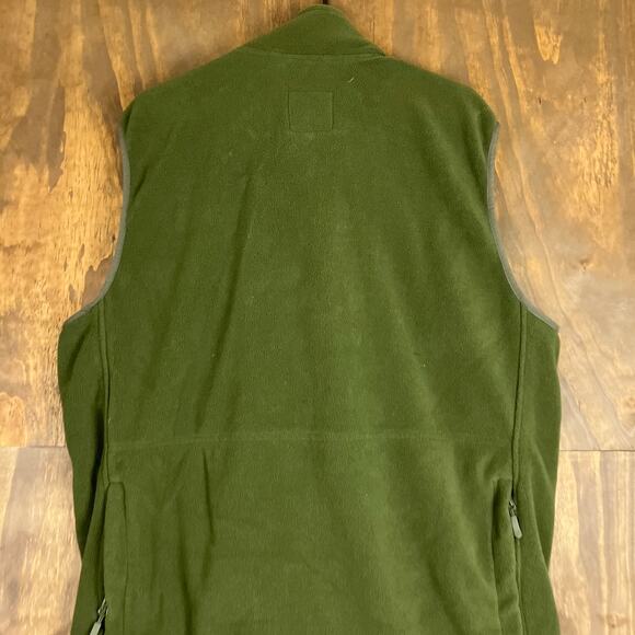 Zero Foxtrot Men Vest Green Fleece Full Zip Gilet Utility Outdoors Polyester 2XL - Picture 11 of 12